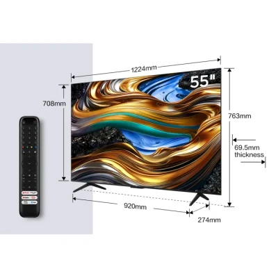 Image de TCL P75 55P755 TV 139,7 cm (55 ) 4K Ultra HD Smart Wifi Titane Neuf