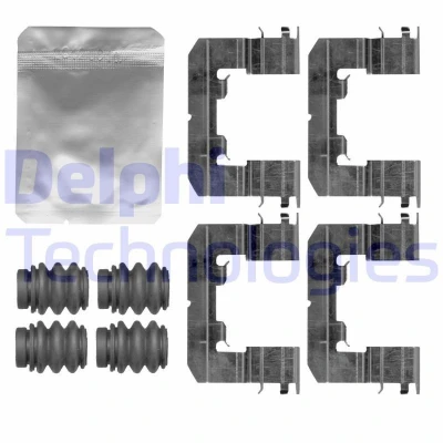 Image de DELPHI LX0766 Kit d&#039;accessoires, plaquette de frein à disque