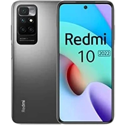 Image de Xiaomi Redmi 10 Smartphone NFC 2022 Version, 6,5&quot; 90 Hz FHD+ DotDisplay, 50 MP AI Quad Rear Camera, 5 000 mAh batterie (4 Go+128 Go gris Carbon Gray)