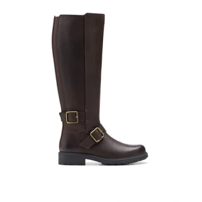Image de Clarks Femme Orinoco2 Grand Botte Tendance, Lea Marron foncé, 38 EU