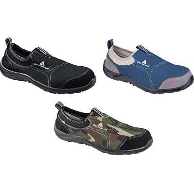 Image de Deltaplus Miamispgb35 Safety Shoes mod Miami Plus S1P SRC Super Light Hyper Flex Insole Memory Foam Adapt, Bleu, EU 35