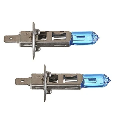 Image de Mintice 2 X Véhicule de Voiture Lumineux H1 100W 6000K Xénon Gaz Halogène Ampoules Lampe Projecteur Remplacement Blanc