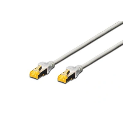 Image de DIGITUS Câble LAN Cat 6A 10m RJ45 réseau S/FTP blindé Compatible 6 &amp; 7 Gris