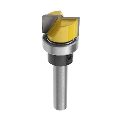 Image de Create idea Fraise Affleurante à Queue de 8mm Bois pour Nettoyage du Sol Supérieur Roulement Billes Routeur Cutter Flush Outil Fraisage Travail