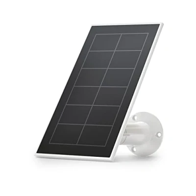 Image de Panneau solaire Arlo Blanc Compatible caméras Pro 3, 4 &amp; Ultra Solution d&#039;appoint