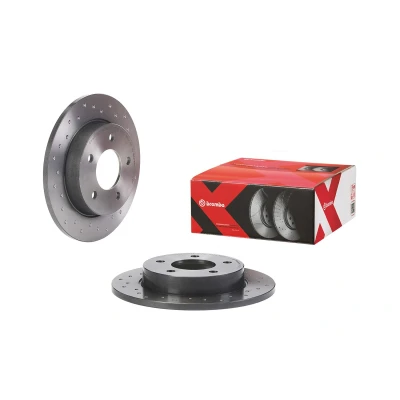Image de BREMBO 08.A029.1X Disque de frein 265 11 5 plein, perforé revêtu MAZDA: 3 portes, 5, Premacy