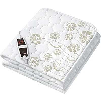 Image de Beurer lit chaud UB 60, coussin de douillet avec 4 niveaux température et chauffage rapide, lavable en machine, blanc
