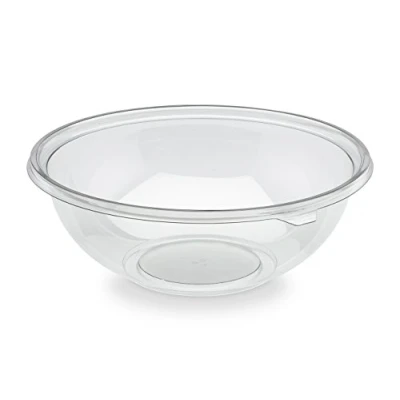 Image de GUILLIN FESTIPACK SL4500C SACHET DE 6 Saladier Rond 4500Cc, Couvercle non inclus, Polyéthylène, Transparent, 31 x 11,5 cm, Translucide