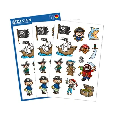 Image de AVERY Zweckform 53197 autocollant enfants pirate 39 autocollants