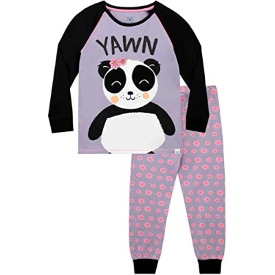 Image de Harry Bear Ensemble De Pyjamas Panda Fille Violet 9 10 Ans