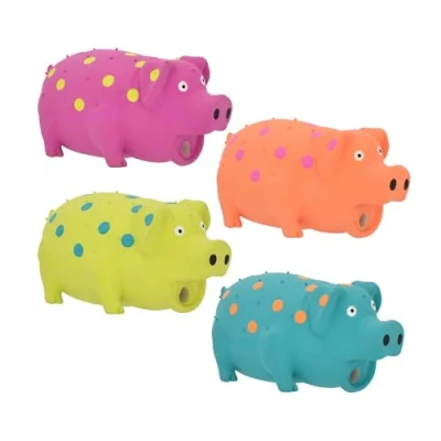 Image de MULTIPET Jouet pour Chien en Latex à Pois 22,9 cm, Couleurs Assorties