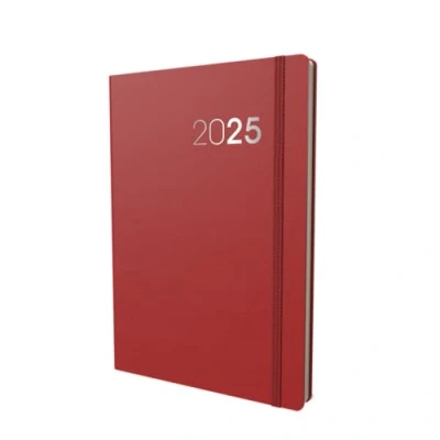 Image de Collins Legacy CL53.15 25 Agenda semainier professionnel avec couverture douce au toucher Rouge Format A5