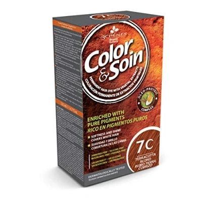 Image de Les 3 Chênes Color &amp; Soin Coloration 7C blond terre cuivré