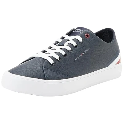 Image de Tommy Hilfiger Homme Baskets Vulcanisées Core Low Chaussures, Bleu (Desert Sky), 44 EU