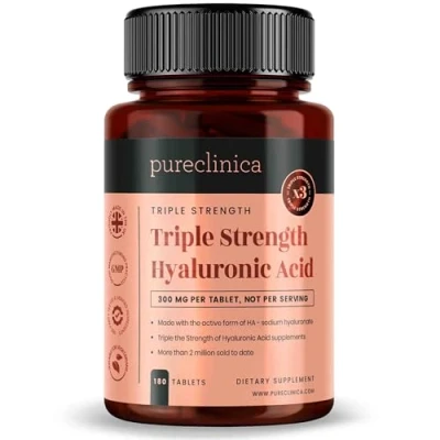 Image de Acide Hyaluronique 300 mg x 180 comprimés (3 6 mois de stock). Triple Force. 300% plus fort que les autres HLA