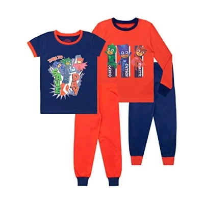 Image de PJ Masks Ensemble de Pyjamas Lot 2 Pyjamasques Garçon Bien Ajusté Multicolore 5 6 Ans