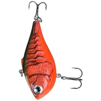 Image de Rapala Leurre de Pêche Rippin’ Rap Matériel Corps Fin et sans Bavette d&#039;eau Douce Profondeur Nage Variable 7cm/24g Fabriqué en Estonie Red Crawdad Multicolore