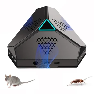 Image de WARDBES Répulsif pour souris,Répulsif rongeurs à conversion de fréquence ultrasonique intelligent,Répulsif portable ultrasons,Convient souris,belette jaune,raccoon,
