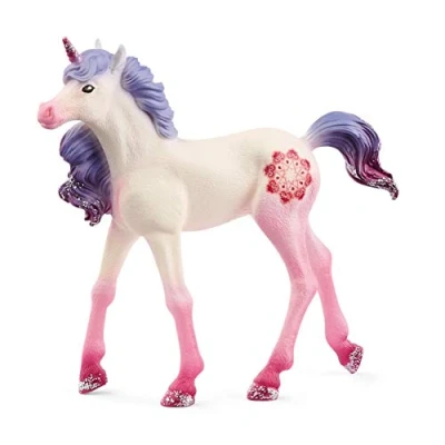 Image de Schleich Statuette Bayala Licorne Mandala, Poulain Multicouleur 8,6x2,4x8,8