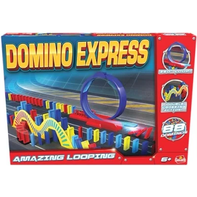 Image de Domino Express Amazing Looping Jeu de Construction A Partir 6 Ans Courses Dominos Deviens le Roi La Cascade Jouer Seul, en Famille ou entre Amis 1 joueur et plus