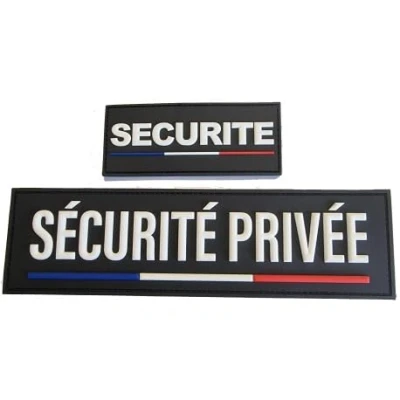 Image de ATEQ UNIFORMES 2 Bandeaux SECURITE PRIVEE 3D sur velcro