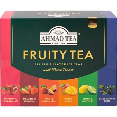 Image de Ahmad Tea Fruitytea Assortiment de thé noir et vert 6 variétés