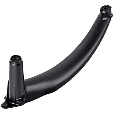 Image de TZYSZDB Noir Poignée Intérieure de Porte Voiture pour BMW X5 E70 2008 2013, Garniture Panneau X6 E71 E72 2014(E90 Avant Droite) (Noir, E70,Avant