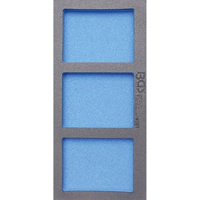 Image de BGS 4091 Insert de servante d&#039;atelier 1/3, vide : 3 tablettes 408 x 189 32 mm