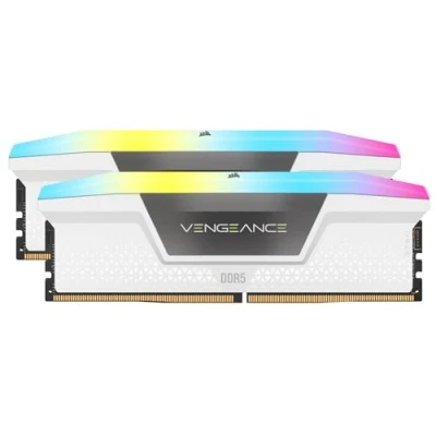 Image de RAM DDR5 CORSAIR Vengeance RGB 64Go (2x32Go) 6000MHz CL30 36 76