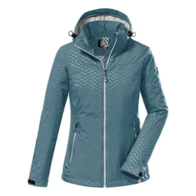 Image de Killtec Women&#039;s Veste softshell avec capuche zippée KOS 176 WMN SFTSHLL JCKT, aqua, 42, 38390 000