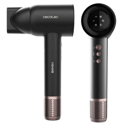 Image de Cecotec Sèche Cheveux Bamba IoniCare Rockstar Nano IonTech. 1600 W, iInes, 110000 tr/min, Écran, Contrôle intelligent de la Chaleur, 3 Températures, Vitesses et Fonction Mémoire
