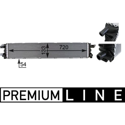 Image de Radiateur basse température, intercooler MAHLE ORIGINAL CIR 13 000P