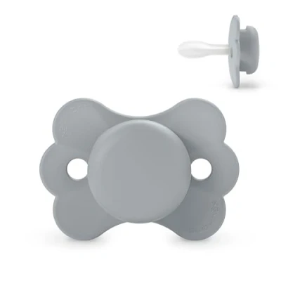 Image de Suavinex, Sucette Bébé 6/18 Mois, avec Tétine Symétrique SX Pro en Silicone, Réversible, Plate et Flexible, Respecte le Développement Buccodentaire, Wonderland Bleu Uni