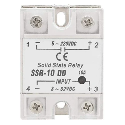 Image de relais à semi conducteurs SSR 10 DD 10A, 3 32VDC 5 220VDC, SCR bidirectionnel, pour système de contrôle automatique contrôleur température Thermostat