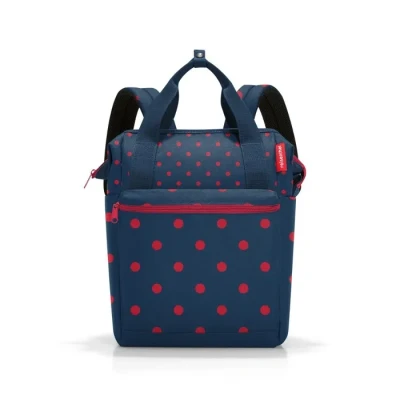 Image de reisenthel Mochila Allrounder R Mixed Dots Red, Sac à Dos Mixte Adulte, M
