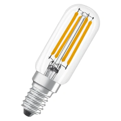 Image de OSRAM LED spéciaen forme de goutte, transparente, multicolore, 6,5 W, 730 lm, 2700 K pour lumière blanc chaud, culot E14, diamètre 25 mm, EEK E, dimmable.