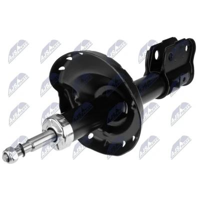 Image de NTY A SB 018 Amortisseur Essieu avant gauche Pression de gaz Système bitube Jambe suspension Goujon en haut, Collier bas