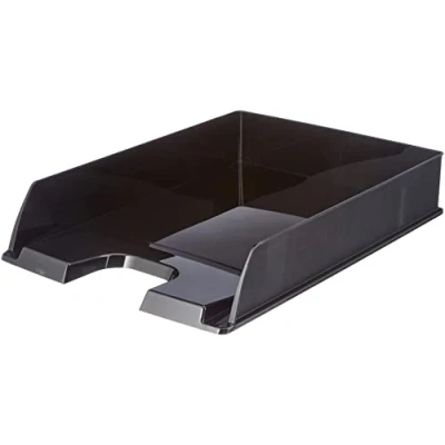 Image de Leitz Corbeille à courrier Esselte, A4, noir, VIVIDA, Europost, 623605, noir
