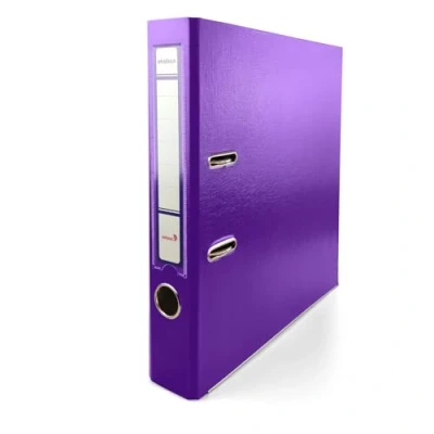 Image de Netuno 1x classeur à anneaux violet A4 mécanisme 2 5cm plastique éco d&#039;école pour documents de format levier bureau maison