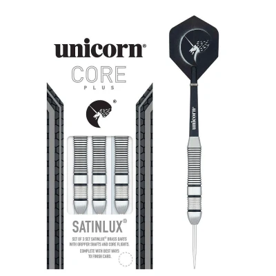 Image de Unicorn Ensemble de fléchettes en acier Core Plus Barils authentiques 100 % laiton 22 g