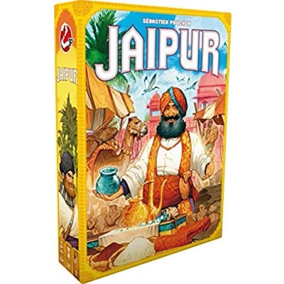 Image de Space Cowboys Asmodee Jaipur Jeu de Cartes et Stratégie pour Enfants dès 10 Ans Marchandage Devenez Le Marchand Attitré du Maharaja 2 Joueurs 30 Min Version Française