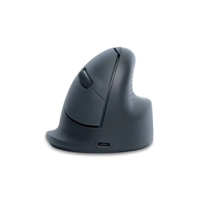 Image de R Go HE Basic Souris Ergonomique, Bluetooth 5.0, Rechargeable avec Type C/A câble, Prévention tendinite, Ergo Verticale, Compatible Windows/Mac/Linux/Android, 1600DPI et 3 Boutons, Noir