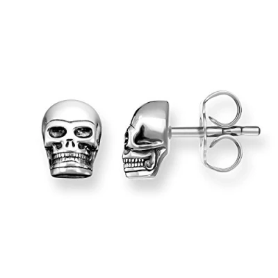 Image de Thomas SABO Skulls Boucles d&#039;oreilles, Taille: One Size, Silver