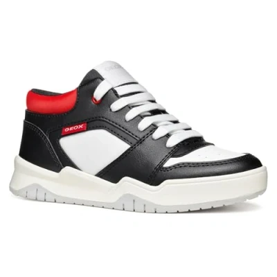 Image de Geox J Perth Boy A Basket, Black/Red, 41 EU