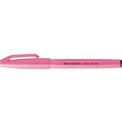 Image de Pentel SES15C FPX Lot de 10 feutres à pointe pinceau Rose fluo