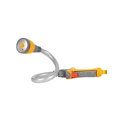 Image de HOZELOCK Pistolet d&#039;Arrosage Flexi Spray : lance à Mémoire de Forme Multi Tâches (lance, Pistolet, Arroseur), Ergonomique, Vérouillable et Contrôle du Débit, 4 Jets [2683 0000]
