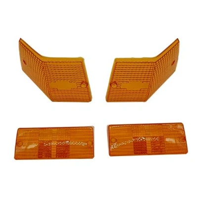 Image de one by Camamoto cod 77670018 Clignotants Avant et arrière kit lentille Orange Compatible avec Piaggio Vespa px 125 150 200cc Arcobaleno R.O. Fourmi. 185976 185977 / Poste. 185978 185979