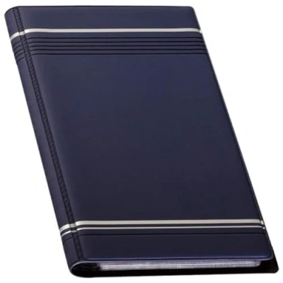 Image de Durable 858107 Visifix 96 Reliure à Pochettes Soudées Capacité Cartes 12 Bleu Foncé