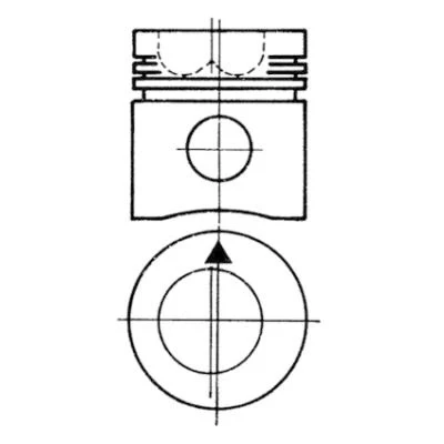 Image de KOLBENSCHMIDT 93253960 Kit de réparation, Piston / Chemise cylindre