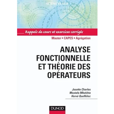 Image de Analyse fonctionnelle et théorie des opérateurs: Rappels de cours exercices corrigés